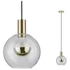 Image de Suspension PAULMANN Neordic Esben E27 Clair/laiton