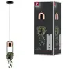 Image de Neordic Luminaire en suspension Fanja GU10 max. 20W Noir#Cuivre gradable Métal