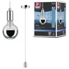 Image de Luminaire en suspension Larus IP44 E27 max. 60W Chrome gradable