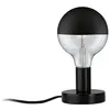 Image de Neordic Lampe à poser Haldor E27 max. 60W Noir Métal