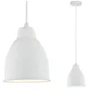 Image de Neordic Luminaire en suspension Hilla E27 max. 40W Blanc gradable Métal