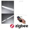 Image de Luminaire en suspension LED Smart Home Zigbee 3.0 Aptare 2700K gradable 1800lm / 1800lm 2x18W Blanc dépoli