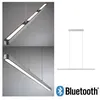 Image de Luminaire en suspension LED Smart Home Bluetooth Lento Tunable White 1800lm 43W Chrome mat gradable