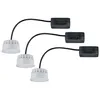 Image de Spot encastré modulaire LED 3-Step-Dim Choose Coin Kit de 3 rond 50mm Coin 3x6W 3x470lm 230V gradable 2700K Satiné
