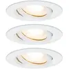 Image de Paulmann, Spot encastrable, Kit d'éclairage encastré Nova Plus (GU10, Aluminium, Zinc)