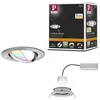 Image de Spot encastré LED Smart Home Zigbee 3.0 Nova Plus Coin orientable rond 84mm 50° Coin 5,2W 400lm 230V gradable RGBW+ Acier brossé