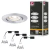 Image de Spot encastré LED Easy Dim Nova Mini Plus Coin Kit de base orientable rond 66mm 15° Coin 3x4,2W 3x300lm 230V gradable 2700K Alu