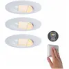 Image de Paulmann, Spot encastrable, Lampe encastrée Calla Set (Matières plastiques)