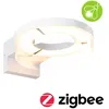 Image de Applique d'extérieur LED Smart Home Zigbee 3.0 Capera Détecteur de mouvement crépusculaire (IR) favorable aux insectes IP44 231mm Tunable Warm 12,5W 800lm 230V Blanc Aluminium