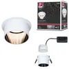 Image de Spot encastré LED 3-Step-Dim Gil Coin IP44 rond 68mm Coin 6W 470lm 230V gradable 2700K Blanc dépoli#Noir mat