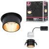 Image de Spot encastré LED 3-Step-Dim Gil Coin IP44 rond 68mm Coin 6W 470lm 230V gradable 2700K Noir mat#Doré