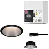 Image de Spot encastré Cole rond 88mm GU10 max. 10W 230V gradable Noir#Argent