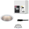 Image de Spot encastré Cole rond 88mm GU10 max. 10W 230V gradable Blanc#Argent