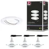 Image de Spot encastré LED Base Kit de base orientable rond 90mm 20° GU10 3x5W 3x350lm 230V 3000K Blanc