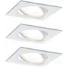 Image de Paulmann, Spot encastrable, Luminaire encastré Nova Set (GU10, Aluminium)