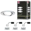 Image de Spot encastré LED Nova Coin Kit de 3 orientable rond 84mm 50° Coin 3x6W 3x470lm 230V 2700K Alu tourné