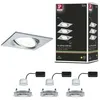 Image de Spot encastré LED Nova Coin Kit de 3 orientable carré 84x84mm 50° Coin 3x6W 3x470lm 230V 2700K Alu tourné
