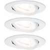 Image de Paulmann, Spot encastrable, Nova Set (GU10, Aluminium)