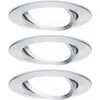 Image de Paulmann, Spot encastrable, Luminaire encastré Nova Set (GU10, Aluminium)