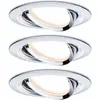 Image de Paulmann, Spot encastrable, Luminaire encastré Nova Set (GU10, Aluminium)