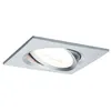 Image de Spot encastré LED 3-Step-Dim Nova orientable carré 84x84mm 50° GU10 6,5W 460lm 230V gradable 2700K Alu tourné