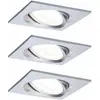 Image de Paulmann, Spot encastrable, Luminaire encastré Nova Set (GU10, Aluminium)