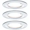 Image de Paulmann, Spot encastrable, Luminaire encastré Nova Set (GU10, Aluminium)