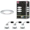 Image de Spot encastré LED 3-Step-Dim Nova Coin Kit de base fixe IP44 rond 78mm Coin 3x6W 3x470lm 230V gradable 2700K Alu tourné