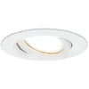 Image de Spot encastré LED Nova Plus Coin Luminaire individuel orientable IP65 rond 93mm 30° Coin 6W 470lm 230V gradable 2700K Blanc dépoli