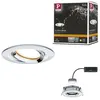 Image de Spot encastré LED Nova Plus Coin Luminaire individuel orientable IP65 rond 93mm 30° Coin 6W 470lm 230V gradable 2700K Chrome