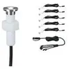 Image de Kit de spots encastrés de sol plug & shine - micro pen - 3000k - 22° - avec ampoule - 0. 22w - argent