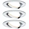 Image de Paulmann, Spot encastrable, Luminaire LED encastré Coin Slim (Aluminium, Zinc)