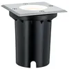 Image de Encastré de sol LED IP67 carré 108x108mm 3000K 3,5W 230lm 230V Acier inoxydable Métal