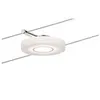 Image de Spot led discled i pour système à câbles suspendu dc - 4w - 2700°k - 200lm - chrome/satin - non dimmable