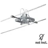 Image de Système sur câbles Mac II Spot individuel GU5,3 max. 10W gradable 12V Chrome mat