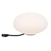 Image de Objet lumineux plug&shine - stone - dimmable - 3000k - avec ampoule - 2,8w - ø28cm - blanc