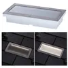 Image de Encastré de sol LED Brick Détecteur de mouvement crépusculaire (IR) IP67 200x100mm 3000K 1,6W 50lm 230V Alu#Gris Métal#Acier inoxydable