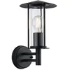 Image de Applique d'extérieur Classic IP44 173mm max. 15W 230V Gris foncé Métal#Verre