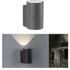 Image de Applique d'extérieur LED Concrea IP65 110x135mm 3000K 6,8W 300lm 230V Grès noir Béton