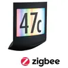 Image de Applique d'extérieur LED Smart Home Zigbee 3.0 Padea Détecteur crépusculaire IP44 198x71mm RGBW+ 8,2W 550lm 230V Anthracite Matière plastique