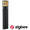 Image de Borne lumineuse LED Smart Home Zigbee 3.0 Padea Détecteur crépusculaire favorable aux insectes IP44 847mm Tunable Warm 8,5W 700lm 230V Anthracite Matière plastique