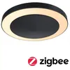 Image de Plafonnier LED Smart Home Zigbee 3.0 Circula Détecteur crépusculaire favorable aux insectes IP44 rond 320mm Tunable Warm 14W 880lm 230V Anthracite Matière plastique