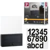 Image de Solar Numéro de maison lumineux LED Neda Détecteur de mouvement IP44 3000K 27lm Anthracite