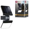 Image de Solar Lèche-mur LED Lesla Détecteur de mouvement crépusculaire (IR) IP65 carré 150x319mm 3000K 12,5W 1000lm 3,7V Anthracite Matière plastique