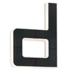 Image de Solar Numéro de maison lumineux LED avec batterie interchangeable Lettre D IP44 3000K 6lm Noir