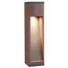 Image de Borne lumineuse Trabia IP44 carré 400mm 3000K 3,5W 230lm 230V 38° Bois GU10 Bois