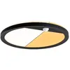 Image de Panneau d'extérieur LED Lamina Backlight Détecteur de mouvement crépusculaire (IR) favorable aux insectes IP44 rond 280mm Tunable Warm 14W 1150lm 230V Noir Matière plastique