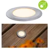 Image de Encastré de sol LED Lumière dorée favorable aux insectes IP67 rond 50mm 2200K 2,2W 60lm 230V Alu Matière plastique#Métal