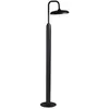 Image de Borne lumineuse LED Nostro résistant à l'eau de mer IP44 rond 1135mm 3000K 10W 900lm 230V Anthracite Aluminium