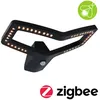 Image de Applique d'extérieur LED Smart Home Zigbee 3.0 Alara Détecteur de mouvement crépusculaire (IR) IP44 carré 375x270mm 3000 - 2200K 10W 450lm 230V Anthracite Métal